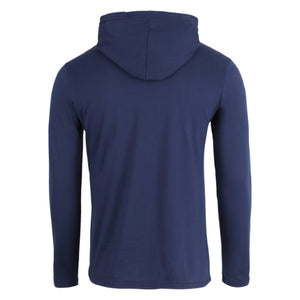 NAVY BLUE T-SHIRT HOODIE