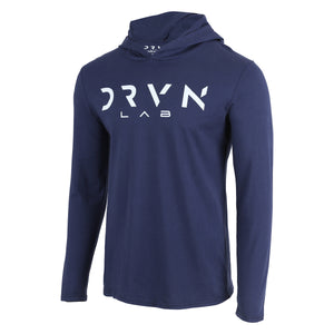 NAVY BLUE T-SHIRT HOODIE