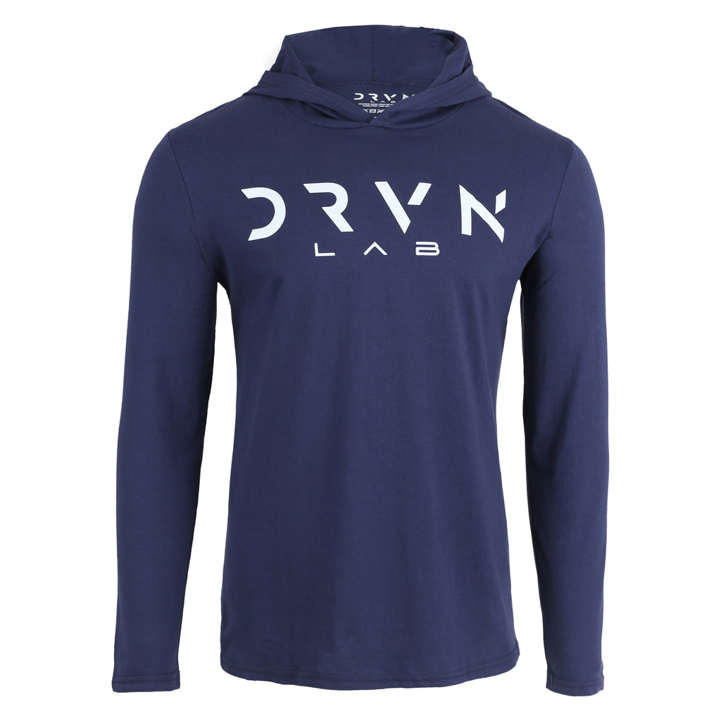 NAVY BLUE T-SHIRT HOODIE