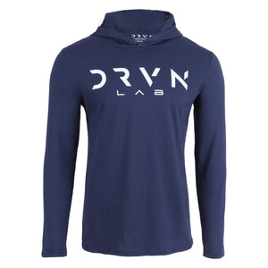 NAVY BLUE T-SHIRT HOODIE