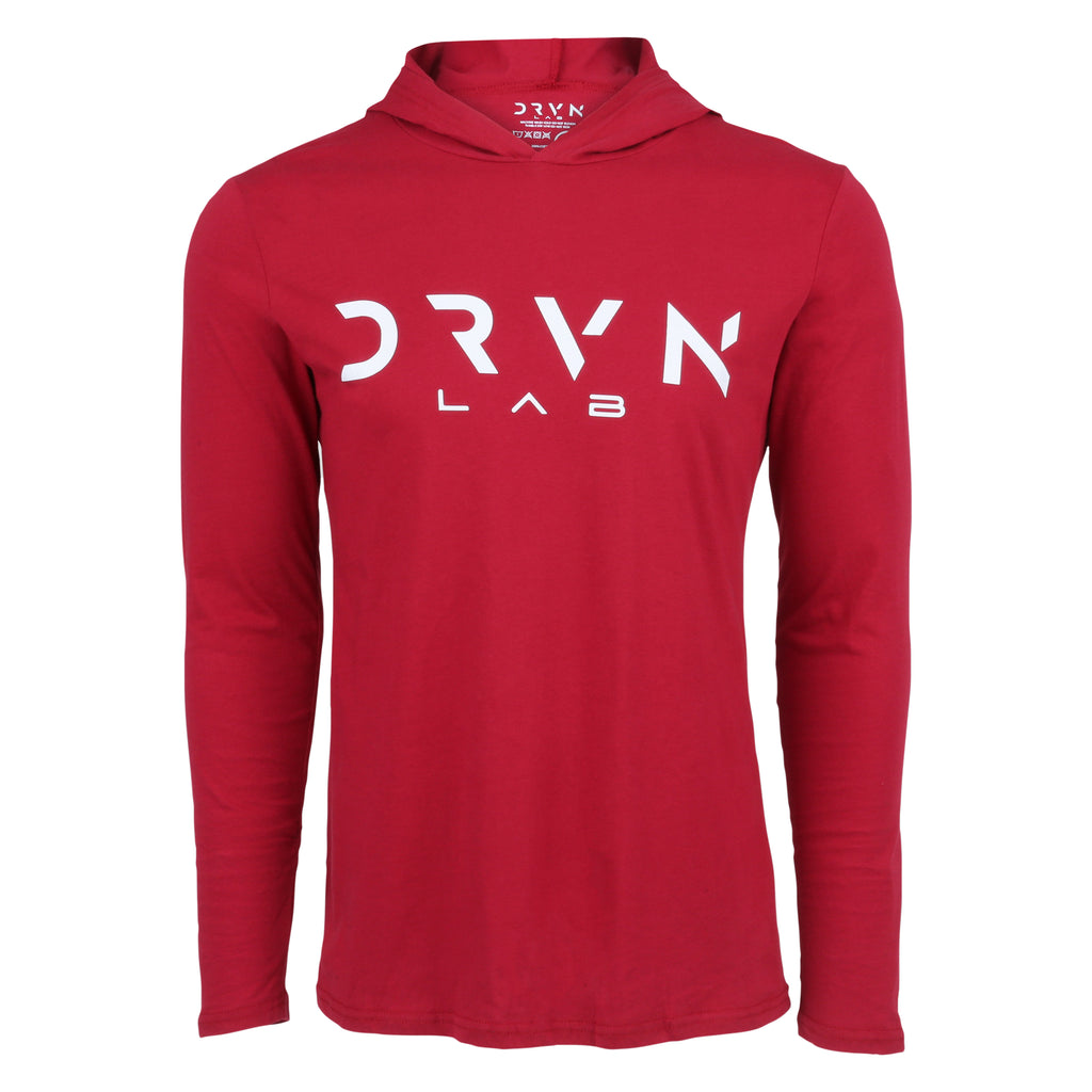 RED T-SHIRT HOODIE