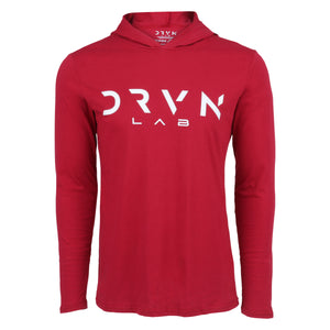 RED T-SHIRT HOODIE